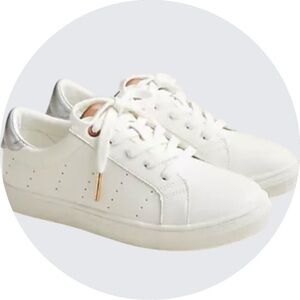 J. Crew Crewcuts Girl’s Saturday Metallic Sneakers. Size 2.
